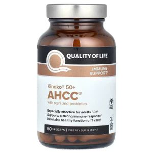 Viên Uống Quality Of Life Kinoko AHCC 50+,1000mg 60v